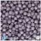 BeadTin Grey Opaque 8mm Faceted Bicone Plastic Craft Beads (300pcs)